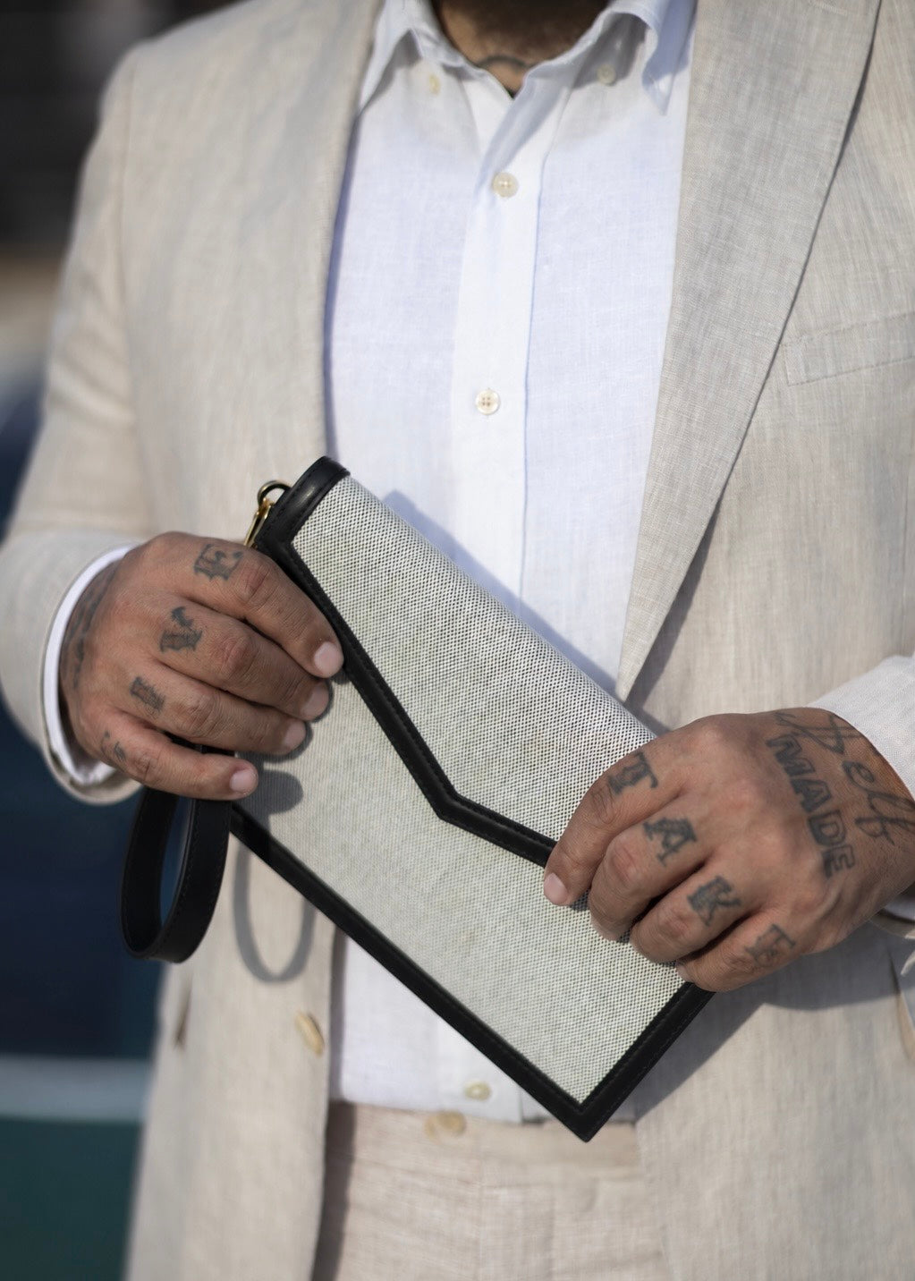 Sheron Barber holding the Envelope Pochette 001